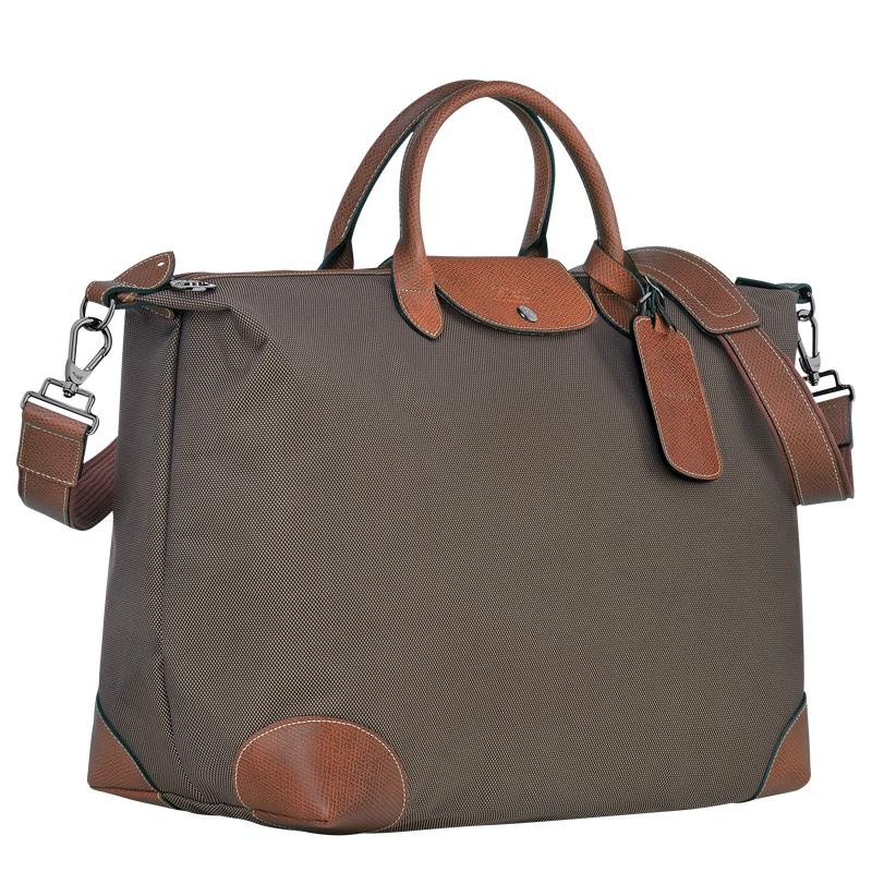 Brown Longchamp Boxford S Men's Travel Bags | 93840-YCUA