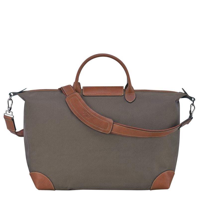 Brown Longchamp Boxford S Men's Travel Bags | 93840-YCUA