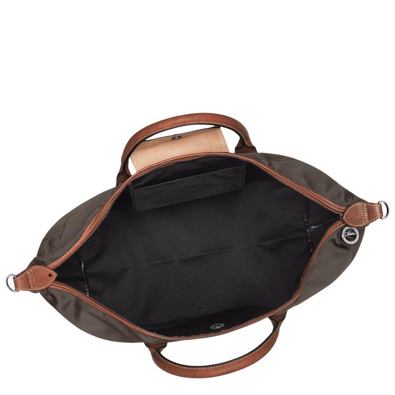 Brown Longchamp Boxford S Men's Travel Bags | 93840-YCUA