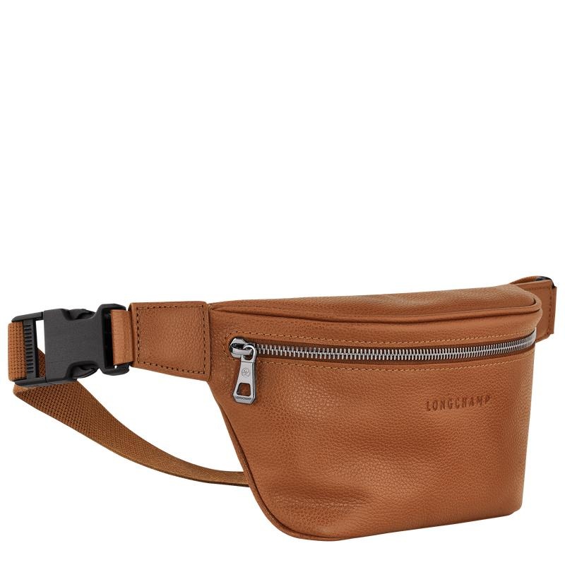 Caramel Brown Longchamp Le Foulonné M Men's Belt Bags | 37906-TNUI