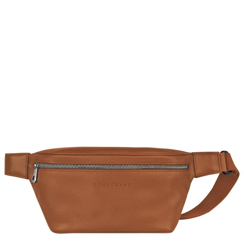 Caramel Brown Longchamp Le Foulonné M Men\'s Belt Bags | 37906-TNUI