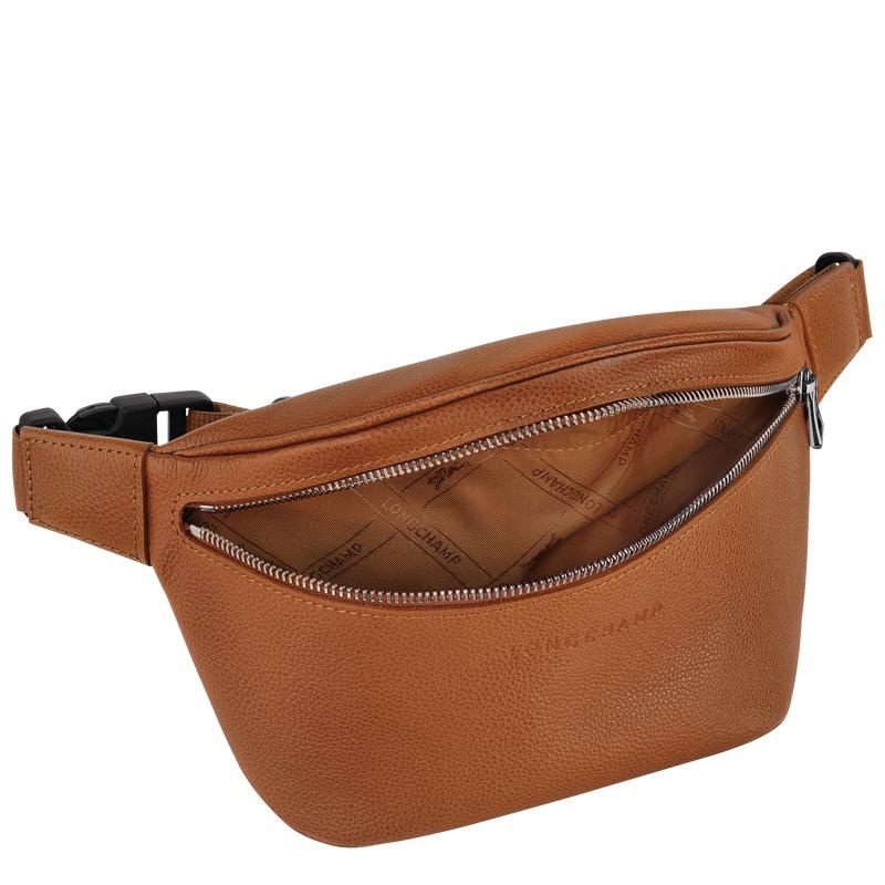 Caramel Brown Longchamp Le Foulonné M Women's Belt Bags | 54603-KMHD