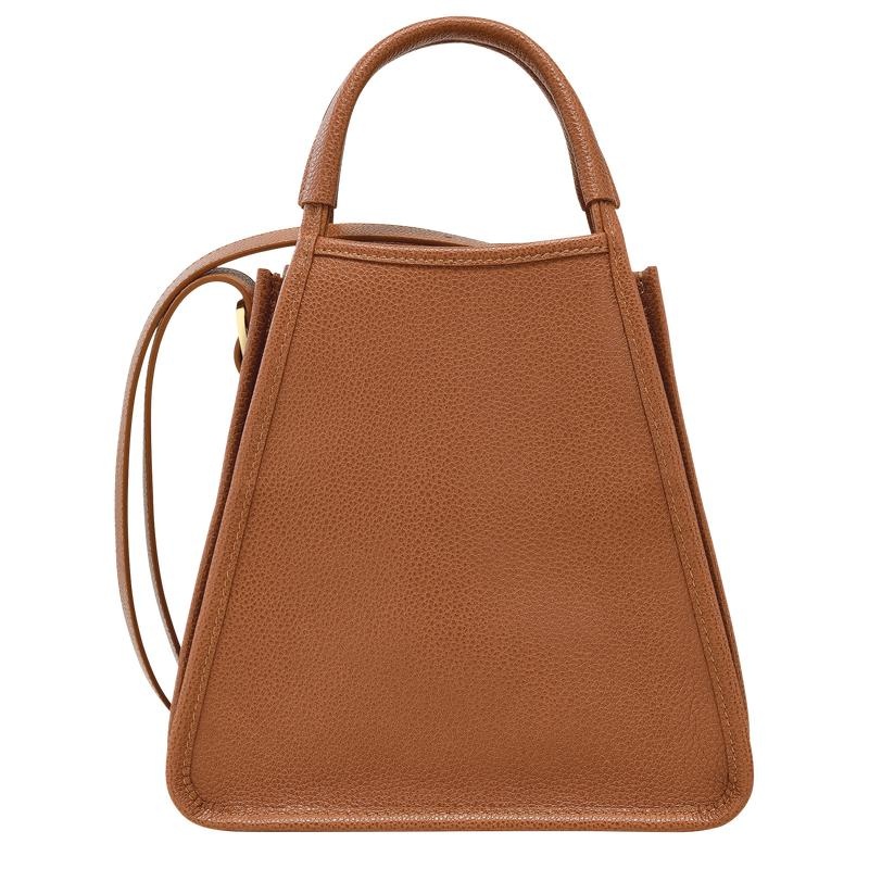 Caramel Brown Longchamp Le Foulonné S Women's Handbags | 51427-FLXU