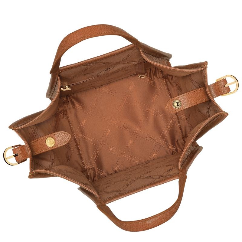 Caramel Brown Longchamp Le Foulonné S Women's Handbags | 51427-FLXU