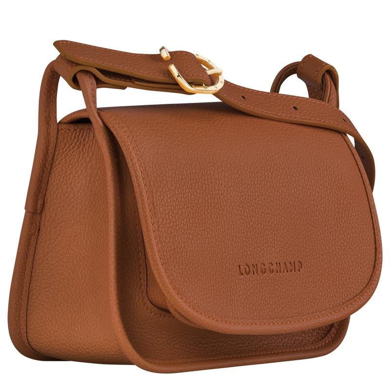 Caramel Brown Longchamp Le Foulonné S Women's Crossbody Bags | 27186-DAKU