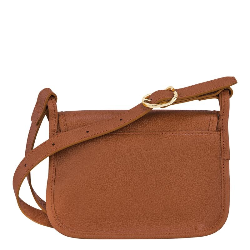 Caramel Brown Longchamp Le Foulonné S Women's Crossbody Bags | 27186-DAKU