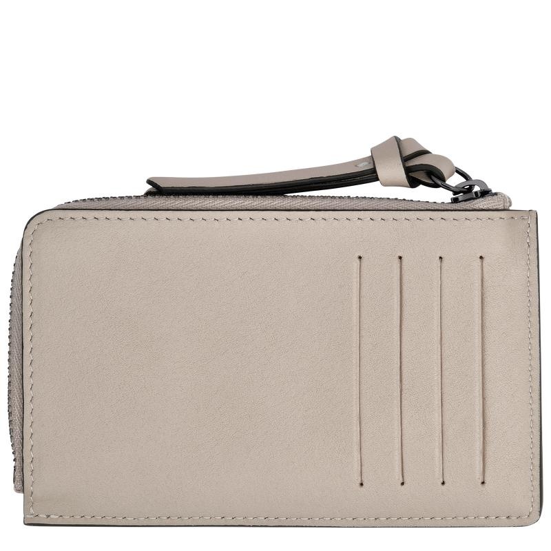 Clay Grey Longchamp 3D Men's Cardholders | 95714-ZMWJ