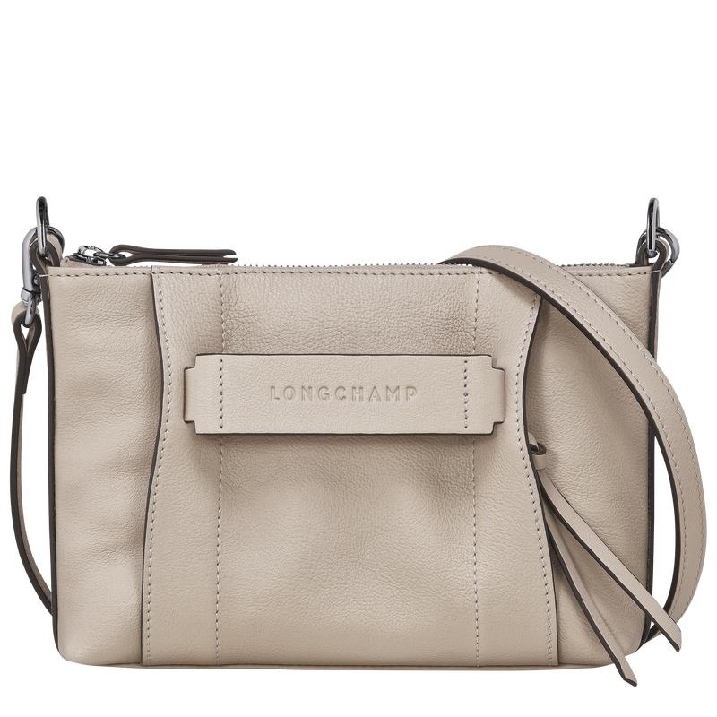 Clay Grey Longchamp 3D S Women\'s Crossbody Bags | 63478-LAGI