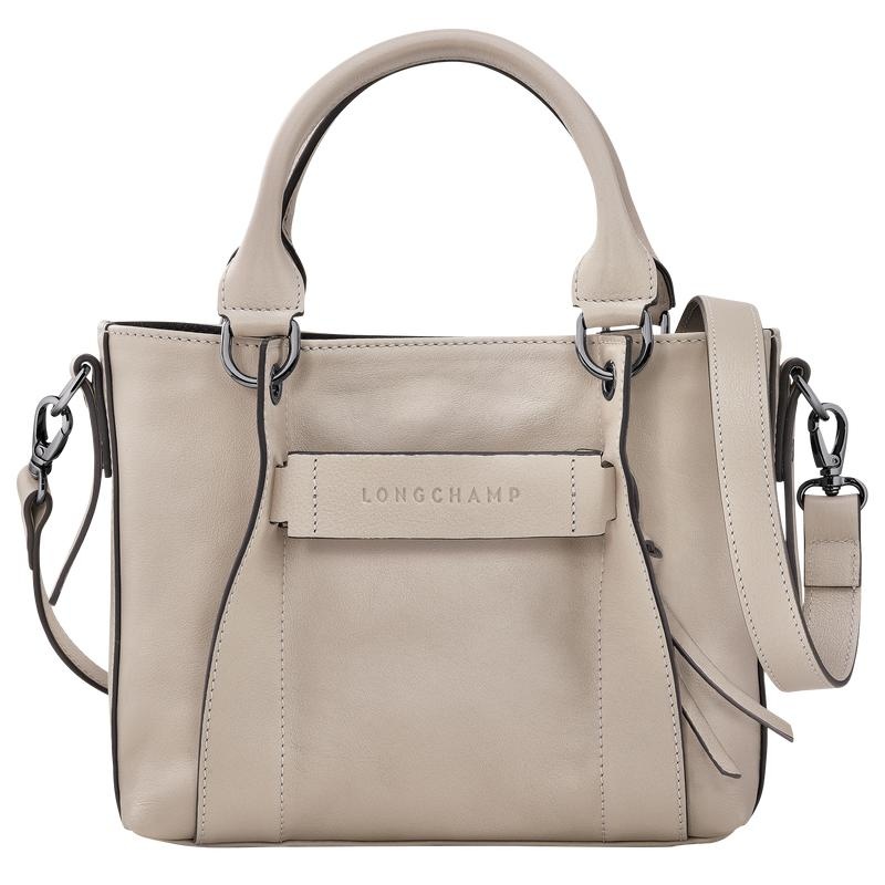 Clay Grey Longchamp 3D S Women\'s Handbags | 54291-BPQG