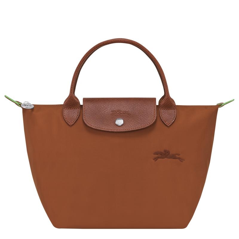 Cognac Brown Longchamp Le Pliage Green S Women\'s Handbags | 89643-YALD