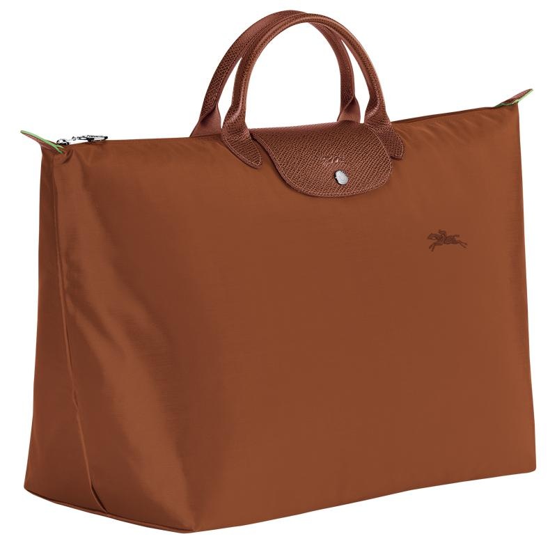 Cognac Brown Longchamp Le Pliage Green S Men's Travel Bags | 46329-YTRB