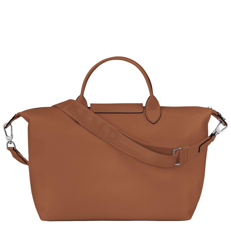 Cognac Brown Longchamp Le Pliage Xtra L Men's Handbags | 78153-GOHM