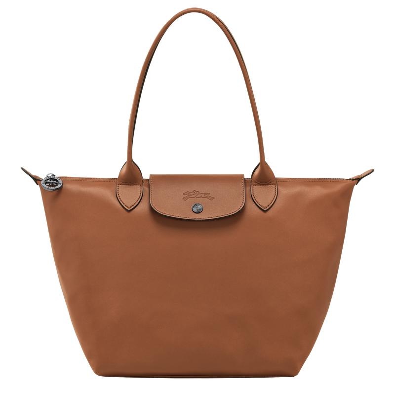 Cognac Brown Longchamp Le Pliage Xtra M Women\'s Tote Bag | 01294-LCNJ