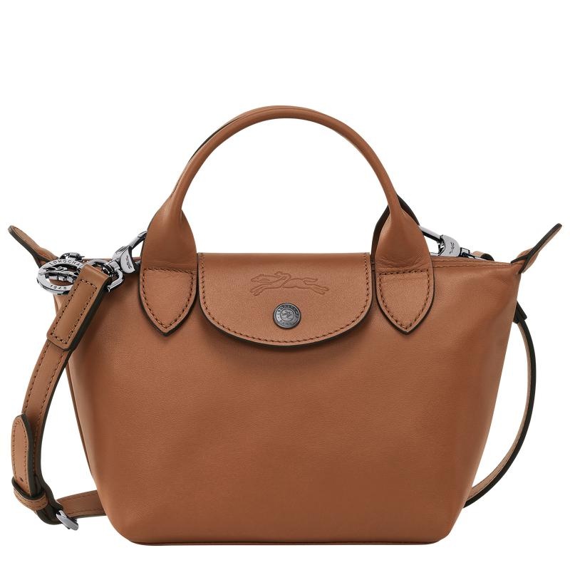 Cognac Brown Longchamp Le Pliage Xtra XS Women\'s Handbags | 16492-MVXS