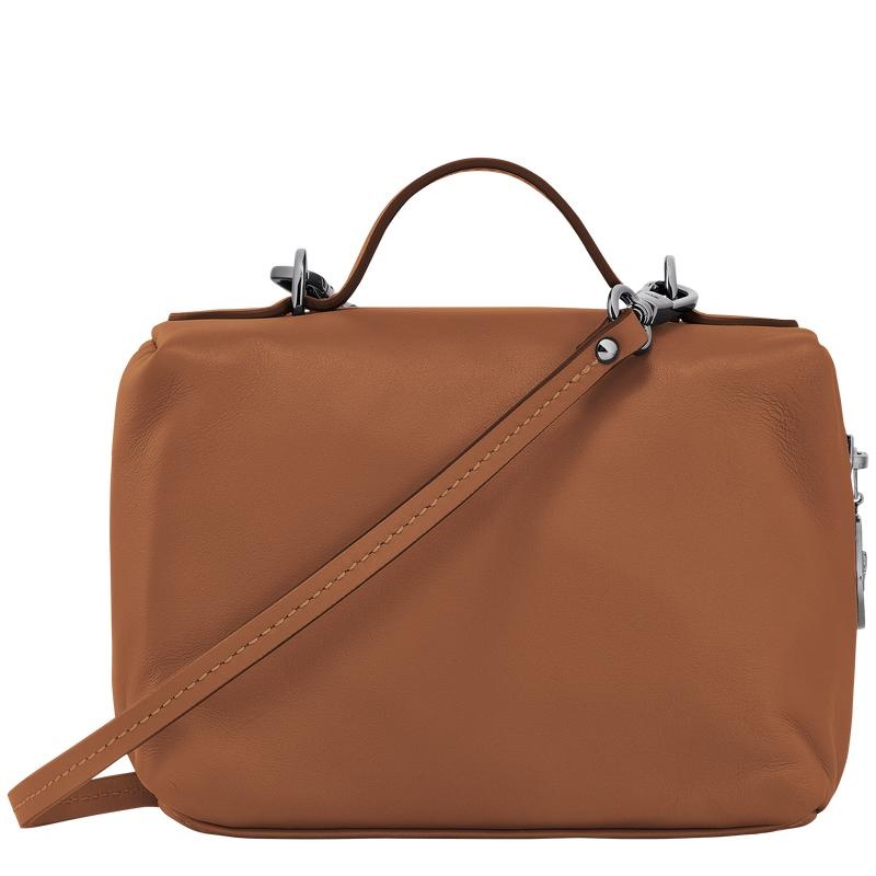 Cognac Brown Longchamp Le Pliage Xtra XS Vanity Women's Crossbody Bags | 95783-GPEW