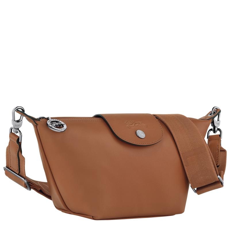 Cognac Brown Longchamp Le Pliage Xtra XS Women's Crossbody Bags | 17503-DVLA