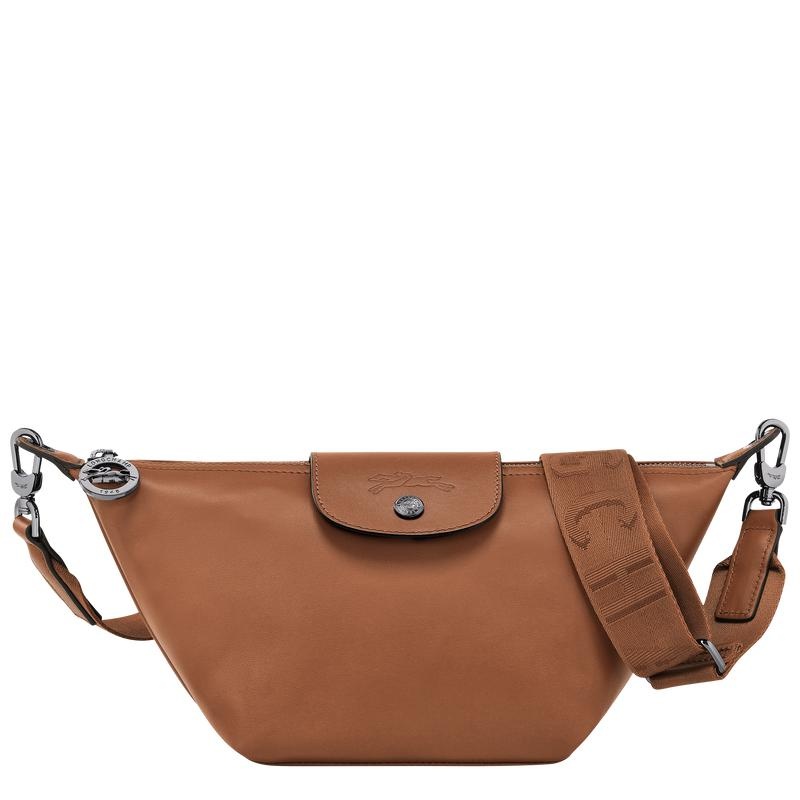 Cognac Brown Longchamp Le Pliage Xtra XS Women\'s Crossbody Bags | 17503-DVLA