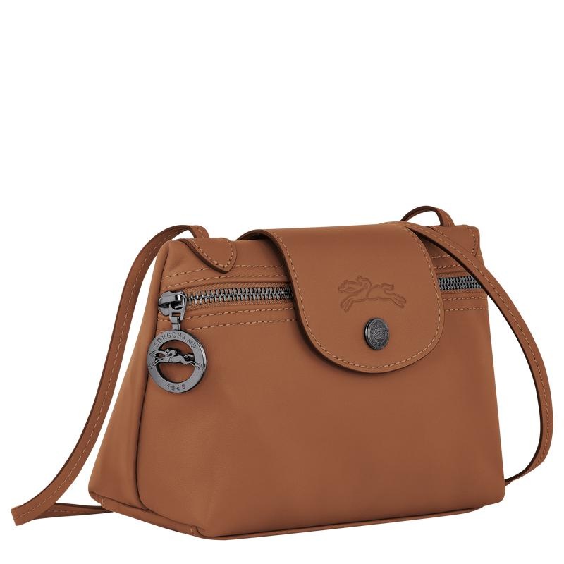 Cognac Brown Longchamp Le Pliage Xtra XS Women's Crossbody Bags | 97685-PVWG