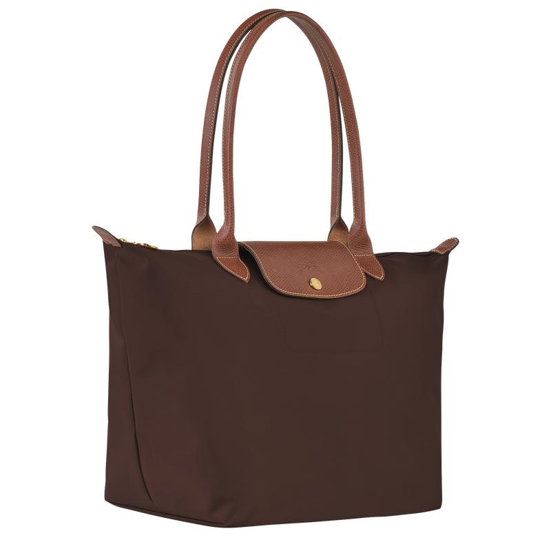 Ebony Brown Longchamp Le Pliage Original L Women's Tote Bag | 74081-GQRE