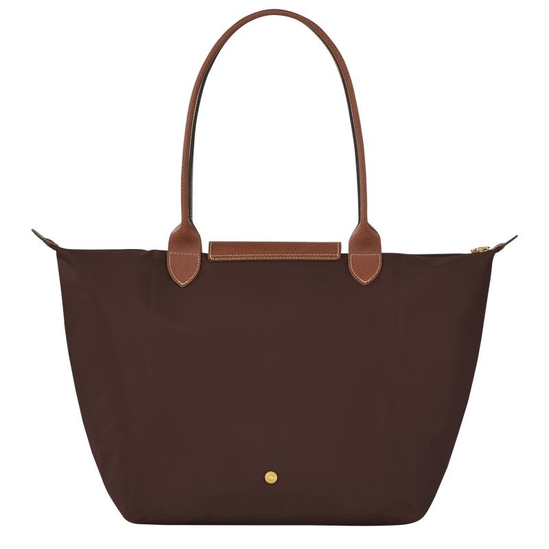 Ebony Brown Longchamp Le Pliage Original L Women's Tote Bag | 74081-GQRE