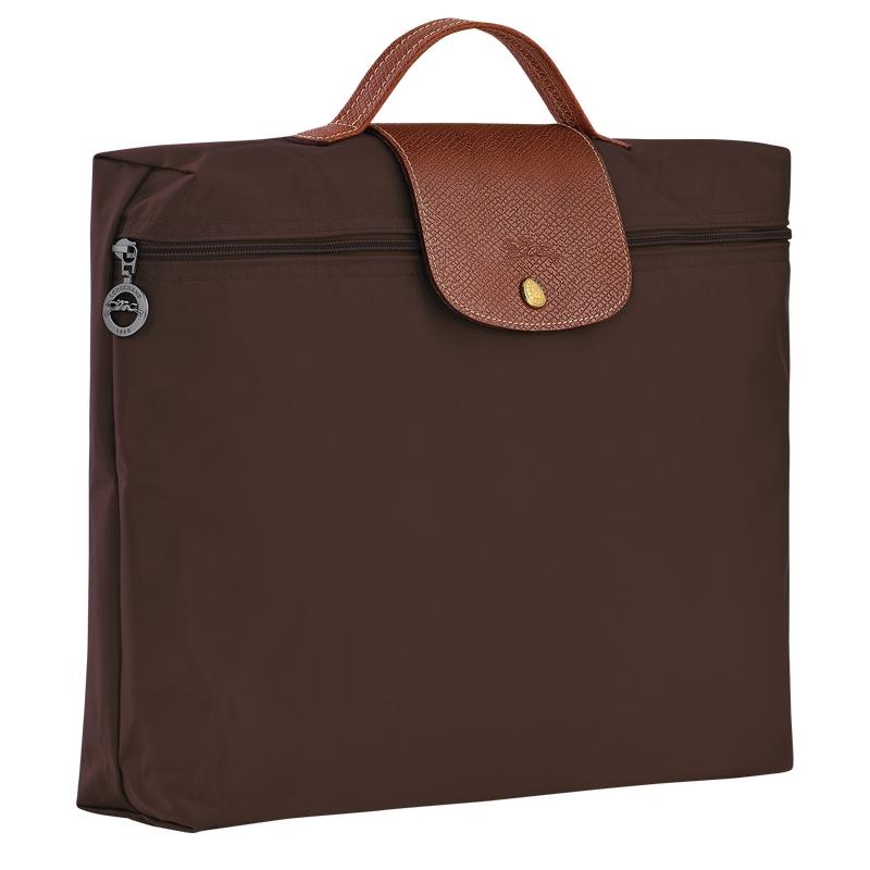 Ebony Brown Longchamp Le Pliage Original S Men's Briefcase | 37948-DBCE