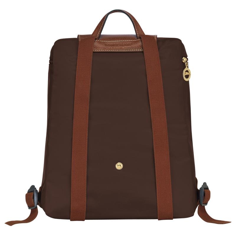 Ebony Brown Longchamp Le Pliage Original M Men's Backpacks | 32651-RBGI