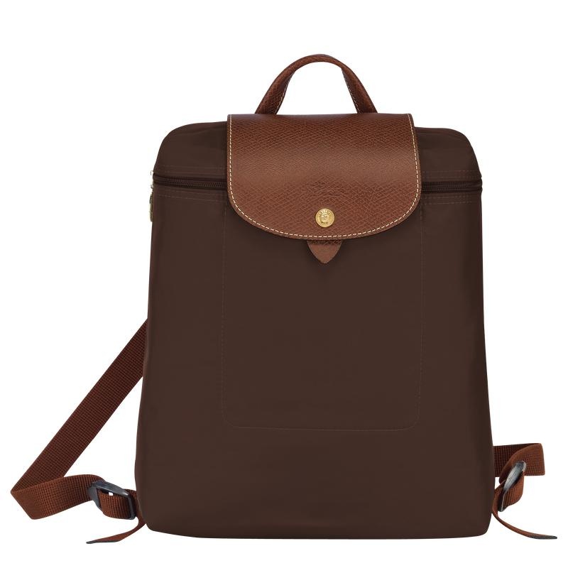 Ebony Brown Longchamp Le Pliage Original M Men\'s Backpacks | 32651-RBGI