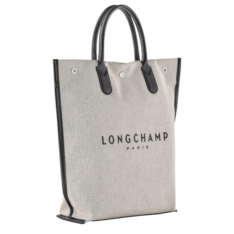 Ecru White Longchamp Essential M Men's Tote Bag | 64895-QVEO