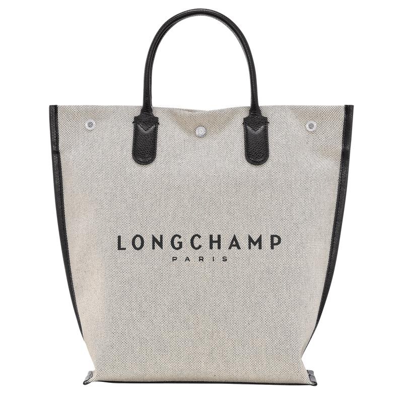 Ecru White Longchamp Essential M Men\'s Tote Bag | 64895-QVEO