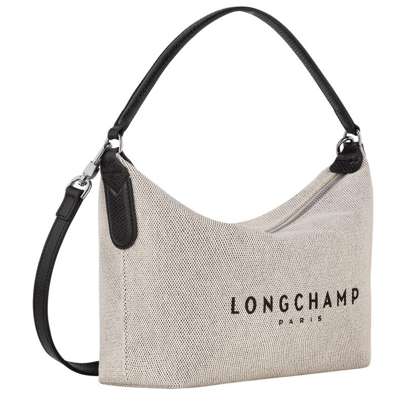 Ecru White Longchamp Essential S Women's Crossbody Bags | 03259-WDVQ