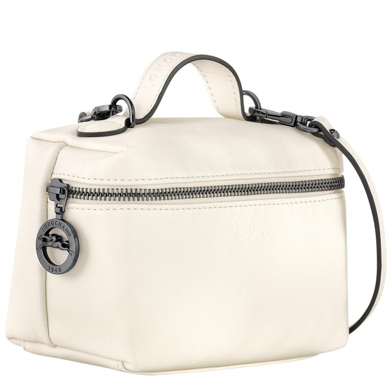 Ecru White Longchamp Le Pliage Xtra XS Vanity Women's Crossbody Bags | 07658-SOKW