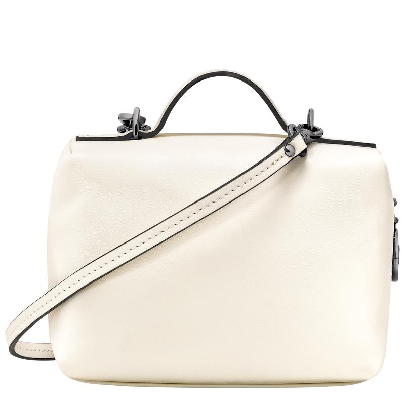 Ecru White Longchamp Le Pliage Xtra XS Vanity Women's Crossbody Bags | 07658-SOKW