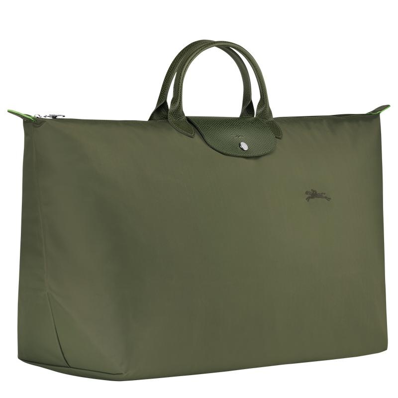 Forest Green Longchamp Le Pliage Green M Women's Travel Bags | 43597-ZGUI