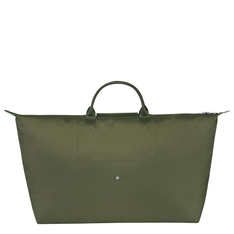 Forest Green Longchamp Le Pliage Green M Women's Travel Bags | 43597-ZGUI