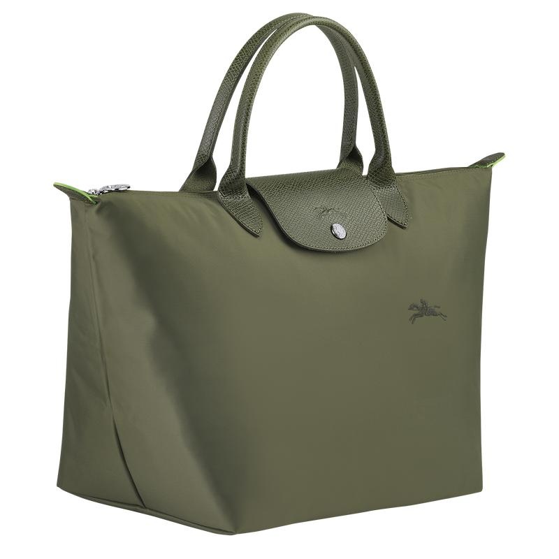 Forest Green Longchamp Le Pliage Green M Women's Handbags | 16574-PFIL