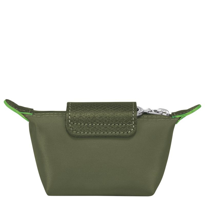 Forest Green Longchamp Le Pliage Green Men's Coin Purses | 81495-DAVP