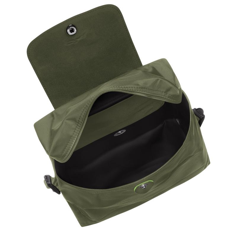 Forest Green Longchamp Le Pliage Green M Men's Backpacks | 48972-YBUE