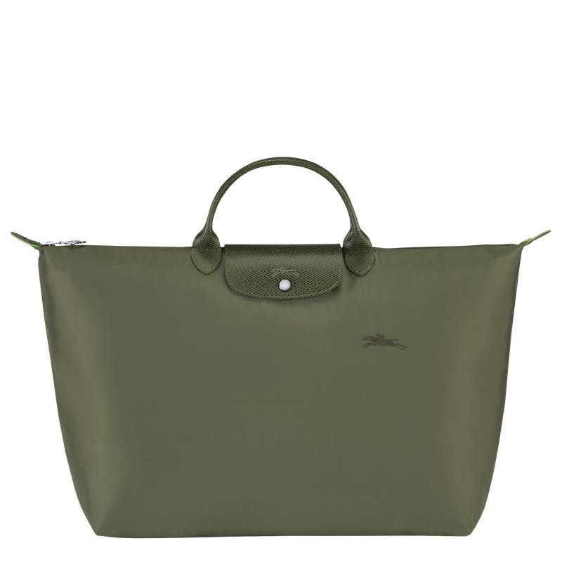 Forest Green Longchamp Le Pliage Green S Women\'s Travel Bags | 34567-MKHN