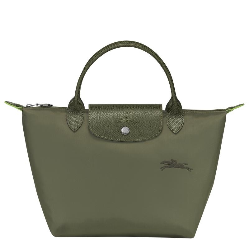 Forest Green Longchamp Le Pliage Green S Women\'s Handbags | 08731-ITSG