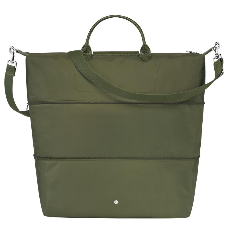 Forest Green Longchamp Le Pliage Green expandable Women's Travel Bags | 19835-EZYJ