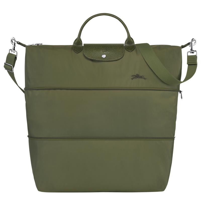 Forest Green Longchamp Le Pliage Green expandable Women\'s Travel Bags | 19835-EZYJ