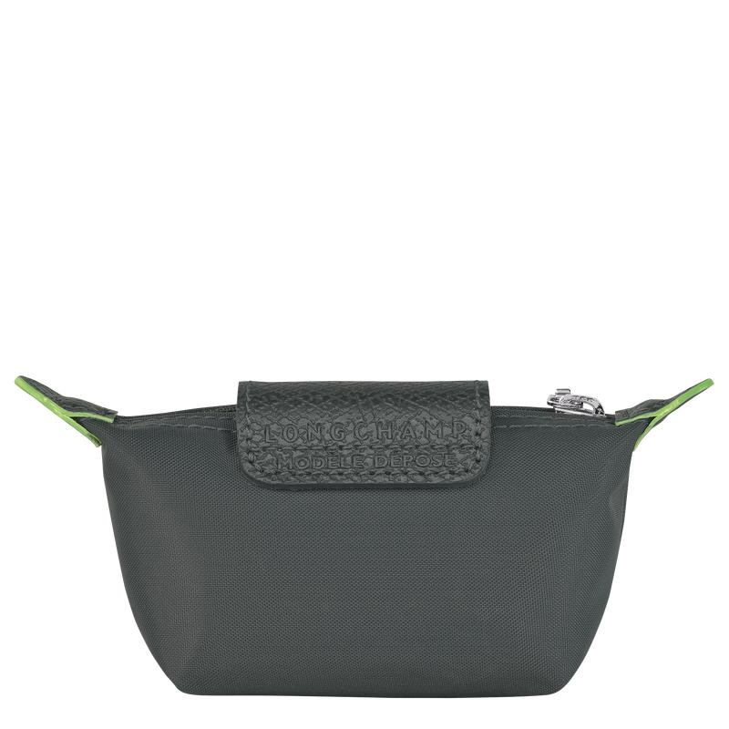 Graphite Grey Longchamp Le Pliage Green Women's Coin Purses | 42579-OVWT