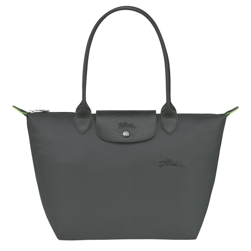 Graphite Grey Longchamp Le Pliage Green M Women\'s Tote Bag | 91862-XEYH