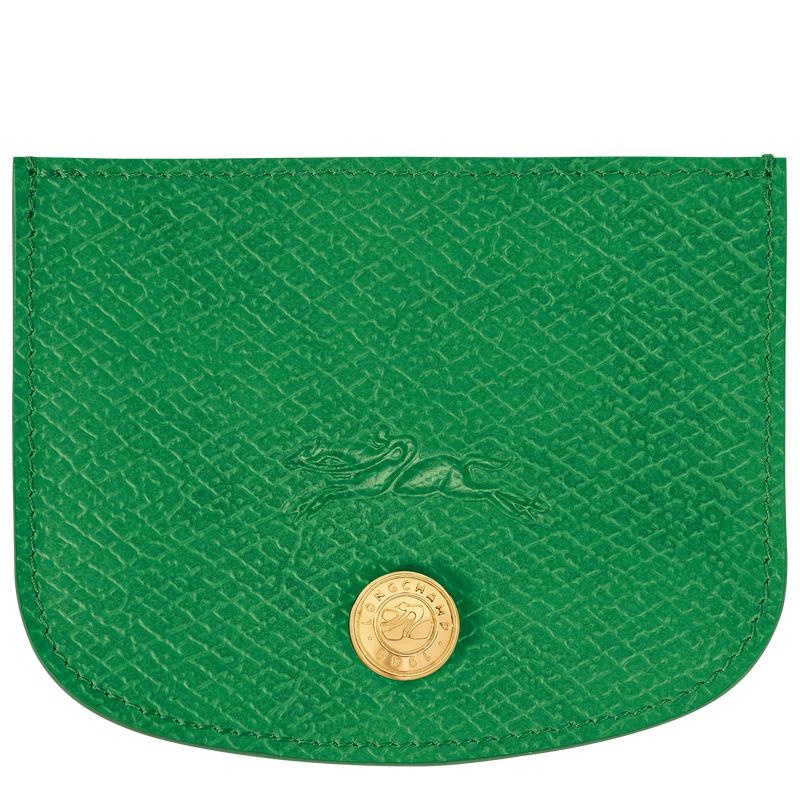 Green Longchamp Épure Men\'s Cardholders | 97816-LBWH