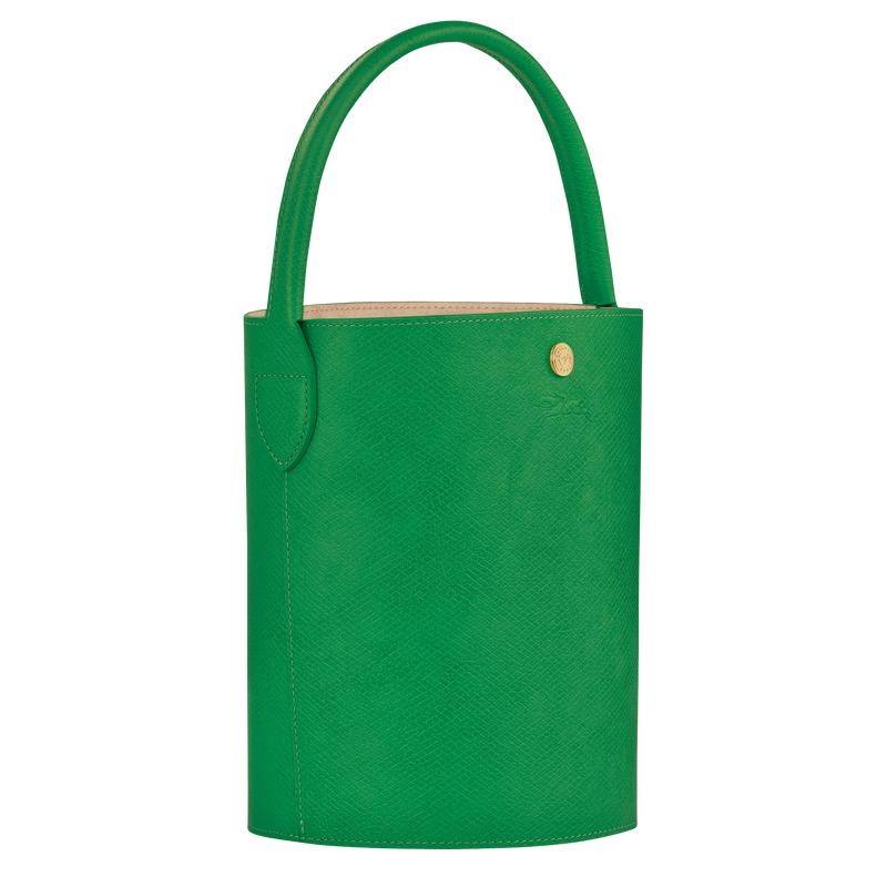 Green Longchamp Épure S Women's Bucket Bag | 39240-YJWD