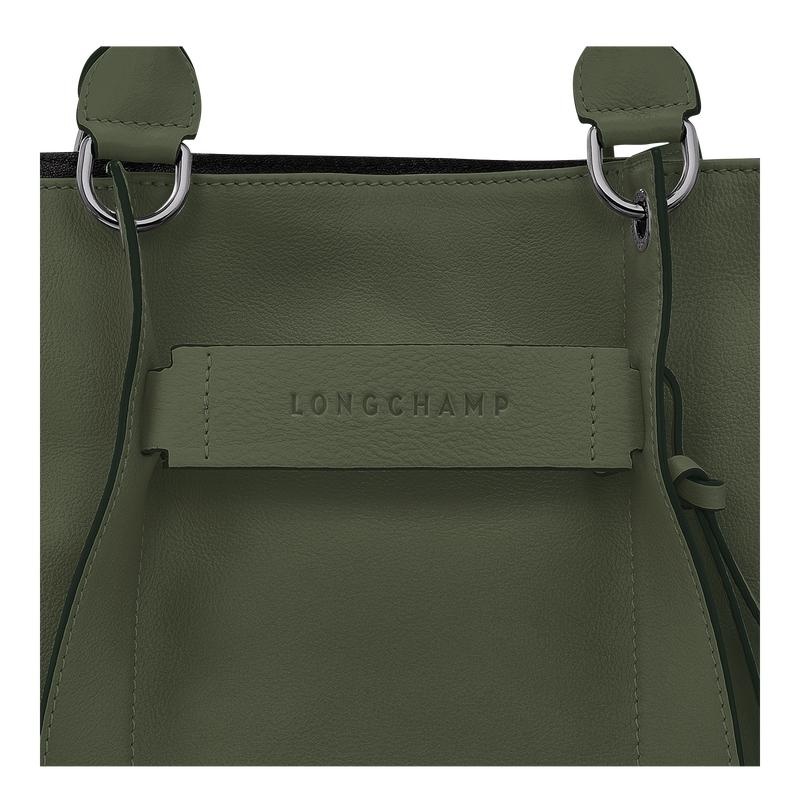 Khaki Longchamp 3D L Women's Handbags | 28750-TSGX