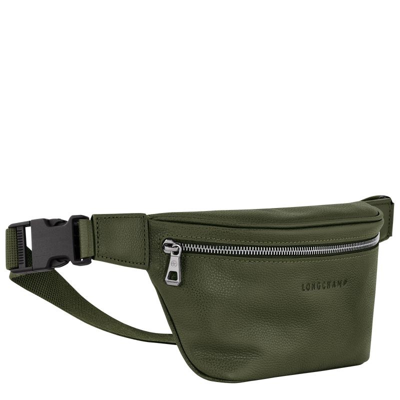 Khaki Longchamp Le Foulonné M Men's Belt Bags | 72981-XFSV