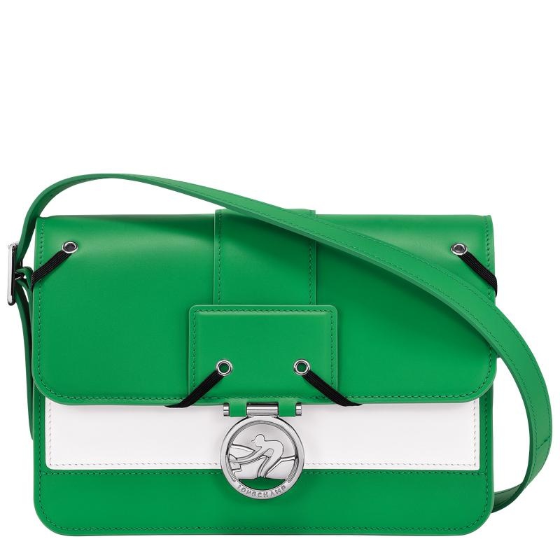 Lawn Green Longchamp Box-Trot M Women\'s Crossbody Bags | 80614-FSPO