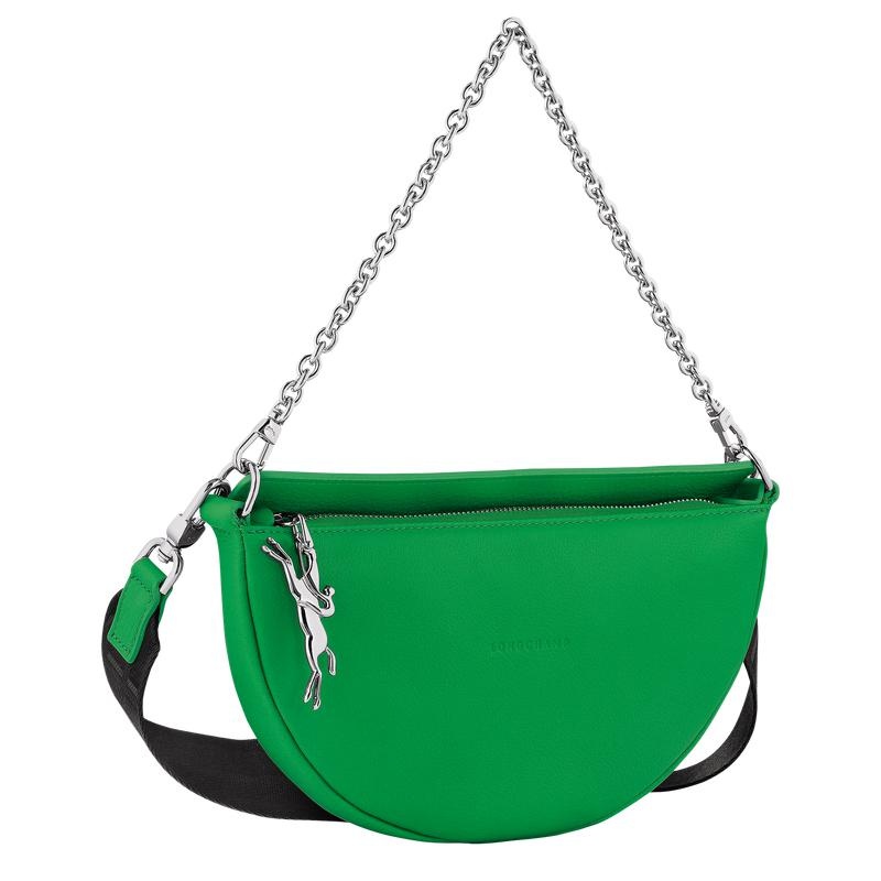 Lawn Green Longchamp Smile S Women's Crossbody Bags | 30961-AWMZ