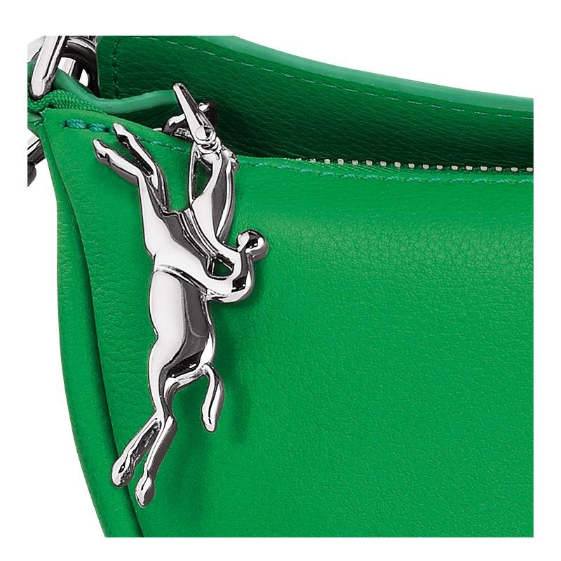 Lawn Green Longchamp Smile S Women's Crossbody Bags | 30961-AWMZ